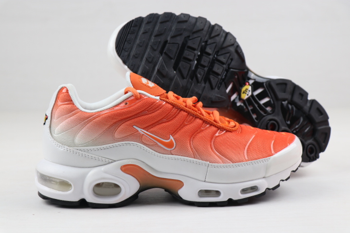 Nike Air Max PLUS Orange White Black For Women